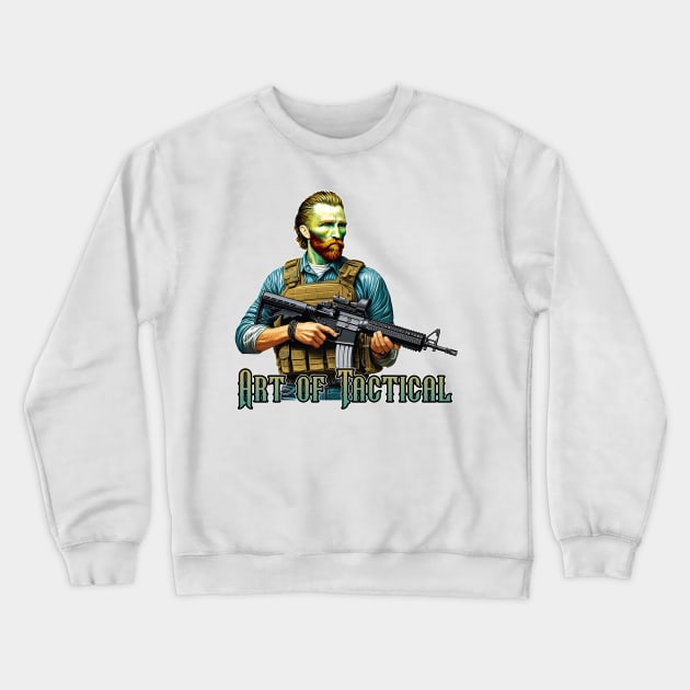 Art of Tactical Crewneck Sweatshirt by Rawlifegraphic